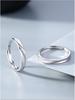 S925 Sterling Silver 'Close To Me' Couple Rings - Luxurious Silver Rings for Birthdays, Proposals, and Anniversaries