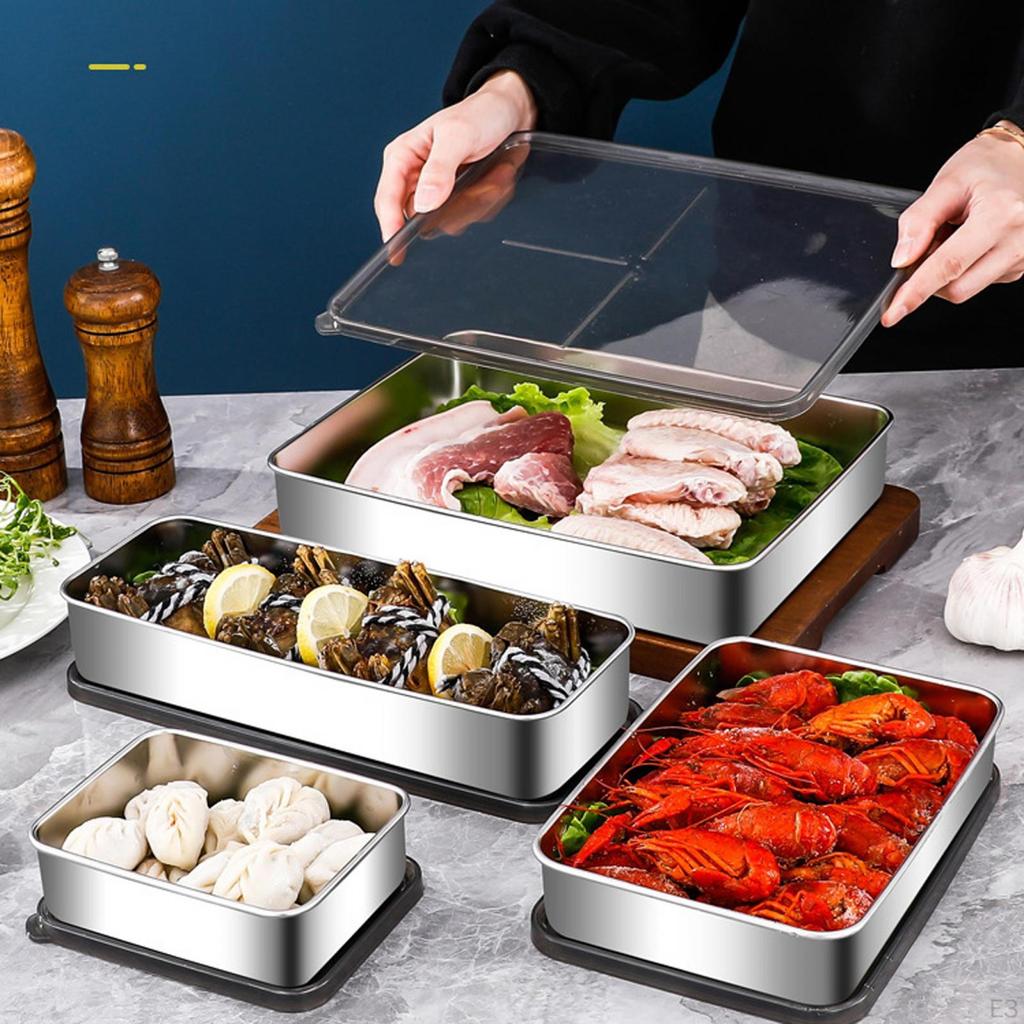 Luftdichter Lebensmittelaufbewahrungsbehälter Frischhaltebox Brot Küchenorganisation Kühlschrank-Organizer