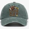 Men's and women's rugby printed baseball caps, outdoor sun protection hats suitable for daily wear and sports leisure,adjustable