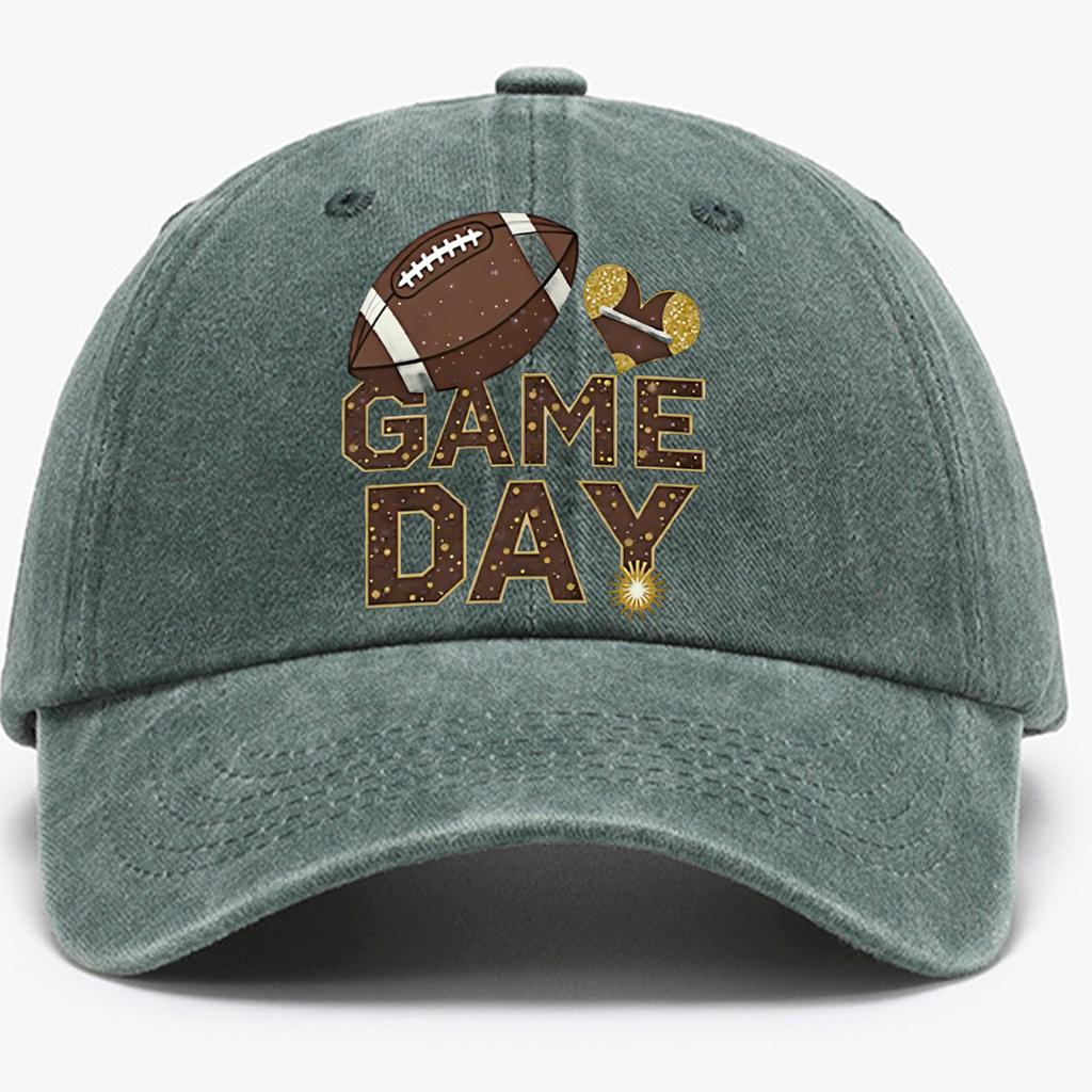 Men's and women's rugby printed baseball caps, outdoor sun protection hats suitable for daily wear and sports leisure,adjustable