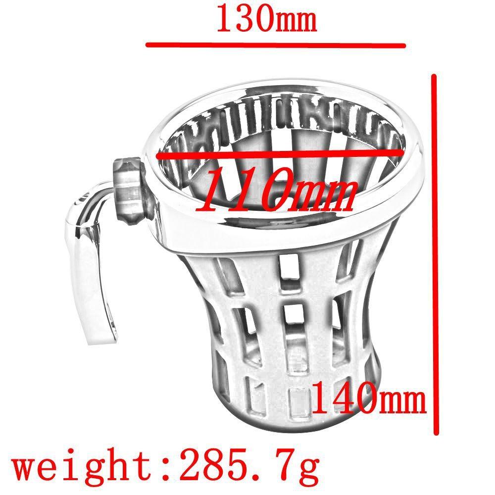 Universal Motorcycle Cup Holder Sturdy Black Drink Carrier With Chrome Rings For Honda Harley Bikes