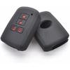 4 Button for Toyota for Sienta for Alphard for Voxy for Noah for Esquire for Harrier Silicone Remote Key Case Fob Shell Cover Skin 2015-2018 2019