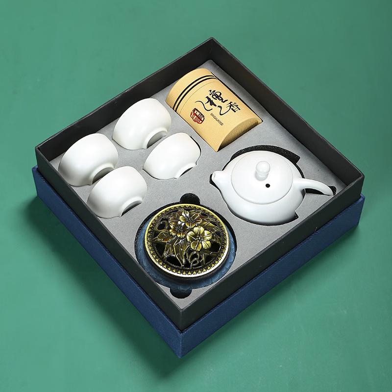 Chaxun Ceramic Kung Fu Tea Set Gift Box