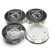 4 szt. 60 MM Nakładka na środek koła samochodowego Naklejka na dekielek felgi Dla Peugeot 206 307 308 3008 207 208 407 508 2008 5008 107 106 205 SW