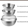 ZISIZ 304 Stainless Steel Measuring Mixing Bowls - Set of 2