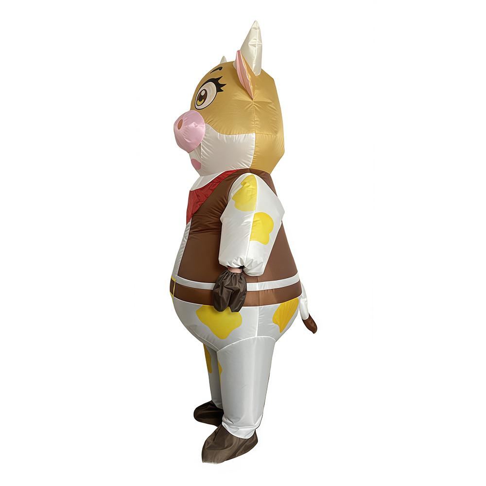 Inflatable Western Cowboy Cosplay Costumes Dress Up Party Holiday Carnival Halloween Carnival Suit Jumpsuit