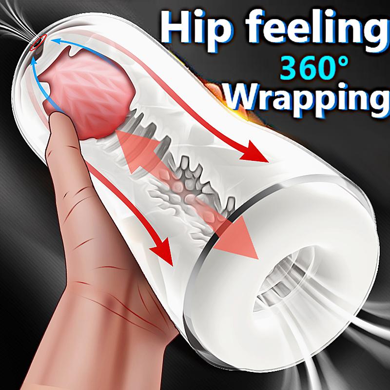 Soft Pocket Pussy Male Sex Toys Masturbator Tenga Realistic Artificial Vagina Vacuum Pocket Cup Adult Sex Products Shop