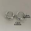 1 Pair Elegant Minimalist Geometric Circle Hoop Earrings, Chic & Suitable for Daily Wear for Women