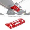 Para Jeep Wrangler JL/JT 24+Cubierta Superior del Espejo Retrovisor Superior Recorte Rojo