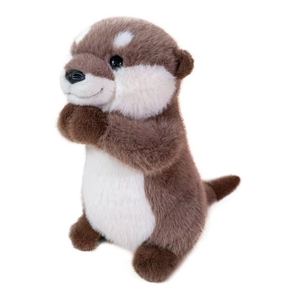 PP Cotton Chubby Otter Stuffed Animal Dolls Soft Simulation Otter Toy Doll  Home Decor