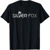 Silver Fox T-Shirt Gray Hair Don't Care Shirt for Men T-Shirt