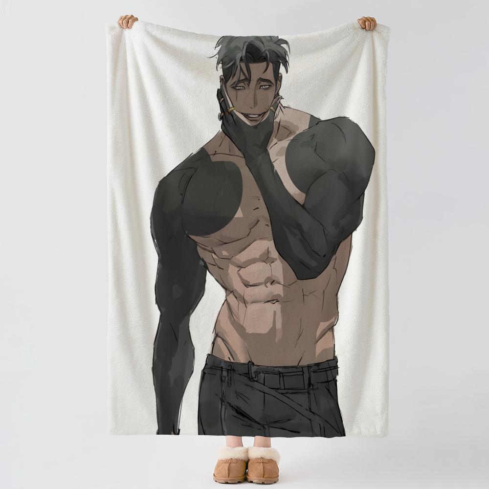 Game SSisyphus HHound Throw Soft Warm Flannel Blanket Multiuse Throw for Bed Sofa Office Air Conditioning Nap Blanket