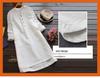 804# Cotton Linen Long Sleeve Shirt - Slimming, Plus Size, Casual Mid-Length Fashion Top for Spring and Autumn.