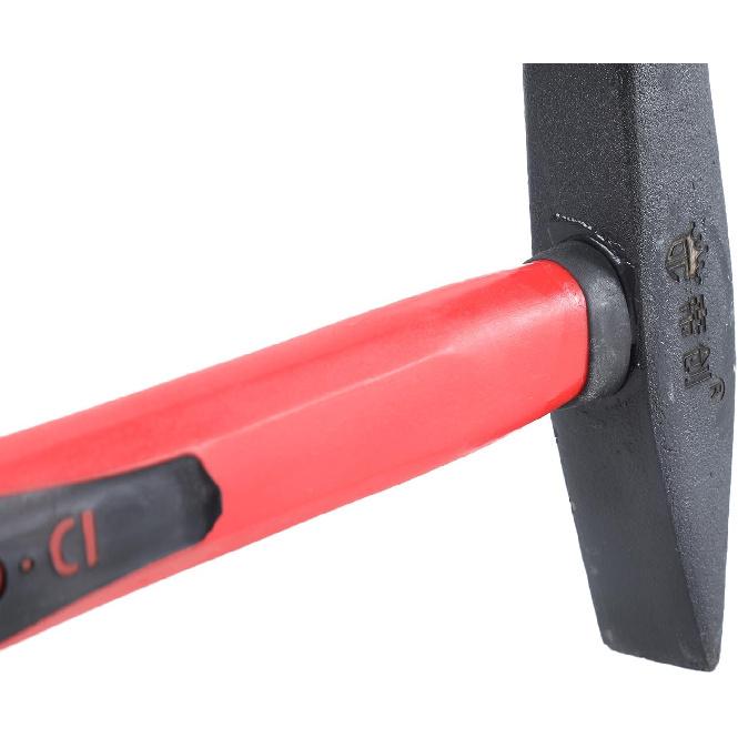 High Carbon Steel Brick Hammer With Shock Reduction Grip Hammer Polishing Flat Head Geology Hammer For Mining