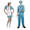 Bloodstained Halloween Costumes Horror Nurse Outfit Men Women Doctor Terroristic Medical Staff Adult Cosplay Stage Performance