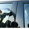 Glossy Black Pillar Post Door Trims Window Cover Stickers Accessories Fit For Hyundai IX35 Tucson 2010 2011 2012 2013 2014 2015