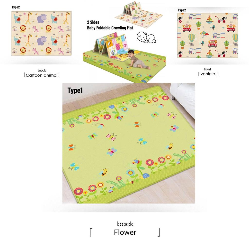 Foldable Baby Crawling Mat Soft Comfortable Ldpe Foam Game Mat