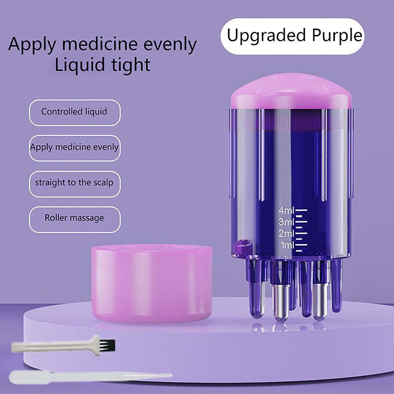 

Аппликатор для кожи головы Жидкая расческа для волос Лечение кожи головы Эфирное масло Жидкий направляющий массажер Расческа для роста волос Сыворотка для масла Нанесение фиолетовый