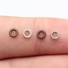 Caps Beaded Edge Spacer Beads Antique Style For DIY Jewelry Projects
