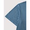 Tricou confortabil cu mânecă scurtă și decolteu cu inimă, tricouri casual și șic pentru bărbați, topuri de vară pentru îmbrăcăminte exterioară zilnică