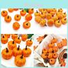 Charming 12pcs Artificial Mini Foam Pumpkin Simulation Props For Festive Halloween Decor