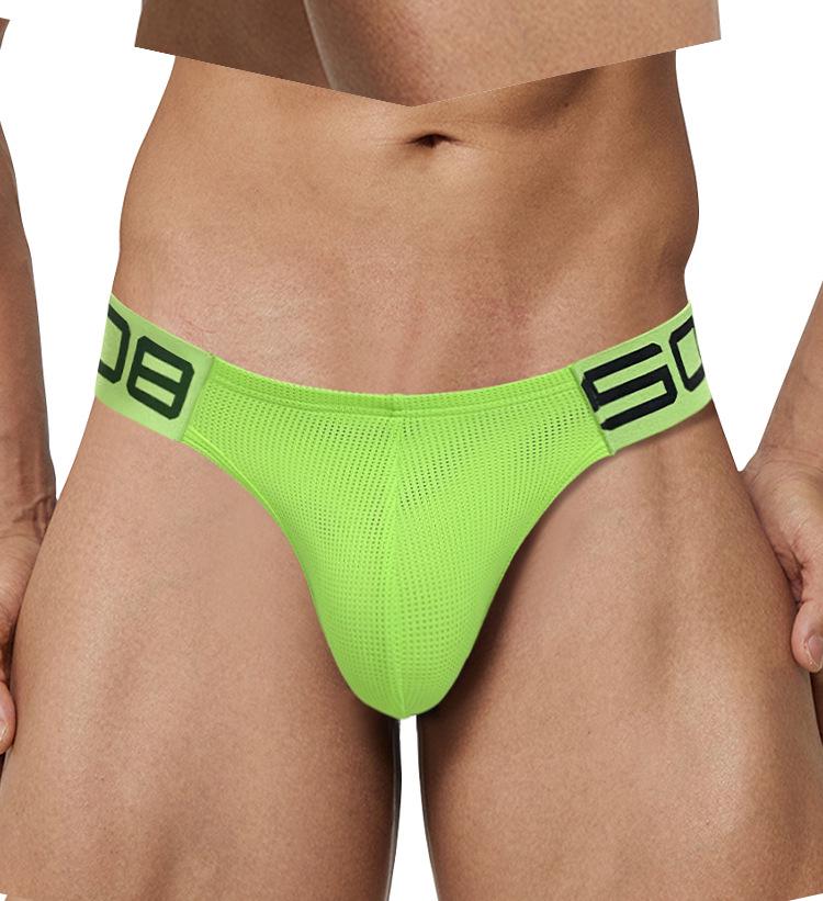 Herren Low Waist Mesh Dreiecks-Slips: Sexy, Atmungsaktiv, Hüfthebend, Ausbeulungsverstärkende Unterwäsche