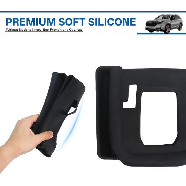 Silicone Center Console Trim Cover Organizer for 2025 Subaru Forester Premium/Sport/Limited/Touring Accessories, Anti-Scratch Gear Shift Panel Cover