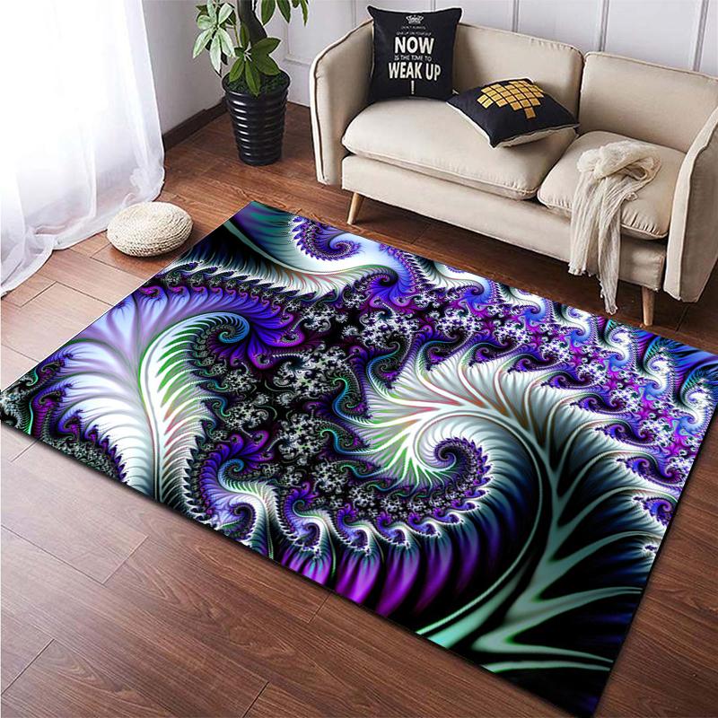 Colorful Magical Fantasy Abstract Art Printed Carpet for Living Room Home Decoration Mats Boho Rugs Area Rug for Bedroom