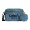 Cargo 22 Removable Zipper Bag Denim Camera Bag Shoulder Crossbody Bag Small Women Bags Blue CBI84-B4IN