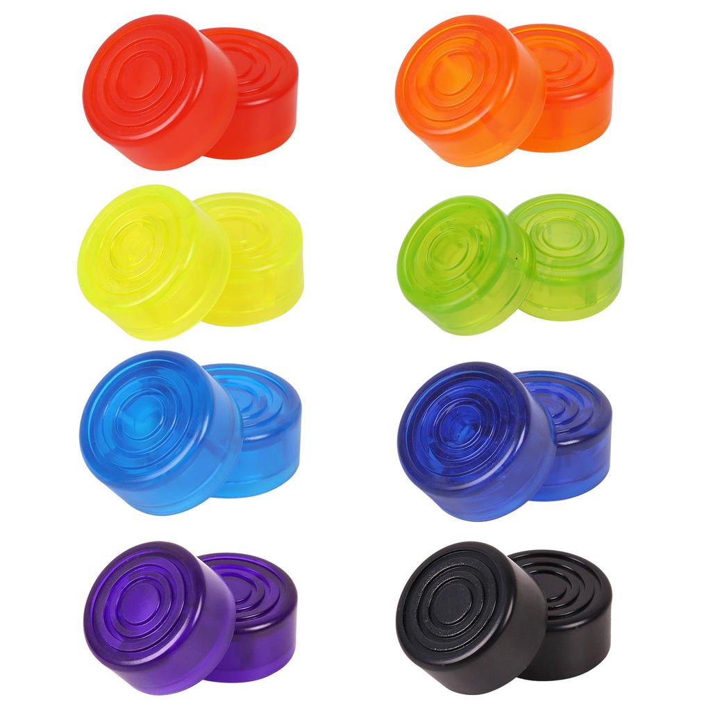 Guitar Effect Pedal Footswitch Toppers Effect Foot Nail Caps Pedal Protection Cap Colorful