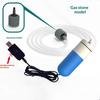 Energy Saving Fish Tank Air Pump Compact and Quiet Oxygen Pump with Durable Air Stone for Nano Aquariums