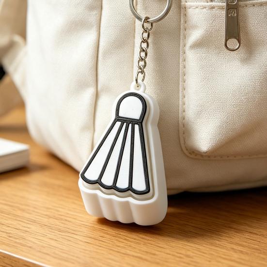 Keychain Pendant 3D Printing Precision Texture Football Basketball Tennis Sport Themed Key Chain Stress Relief Accessory
