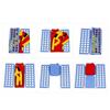 Shirt Folding Board Portable Home Large Folding Board Clothes Folder for Pants Shorts T Shirt Blue
