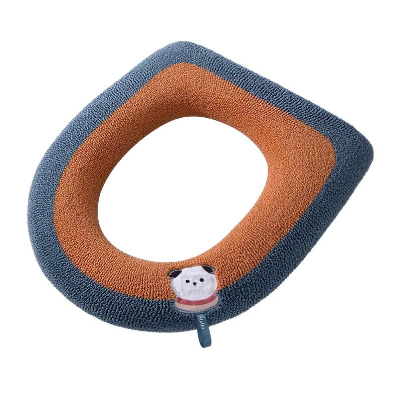 New Arrival: Plush Thickened Toilet Seat Cushion for Autumn/Winter Comfort