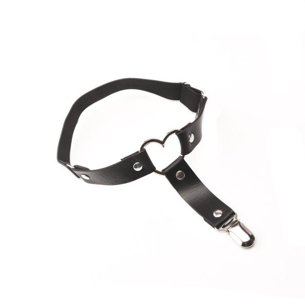 Cheap Womens Sexy Elasticity Harness Heart Leg Chain Garter Belts