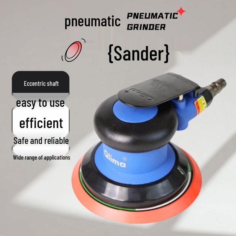 5-inch Stainless Steel Pneumatic Orbital Sander & Car Polisher