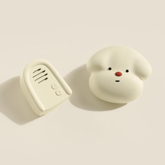 Wireless Doorbell with Receiver Cartoon Puppy 50M Long Distance Volume Adjustable Welcome Doorbell Self-Powered Home Office Door Bell