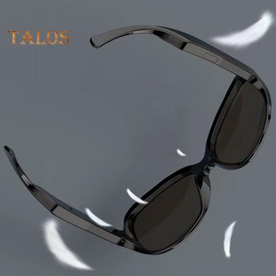 2-i-1 Bluetooth-kompatible solbriller Hodetelefoner IPX4 Vanntett Ultralett polarisert linse UV-beskyttelse Sports Smart Brille-hodetelefoner