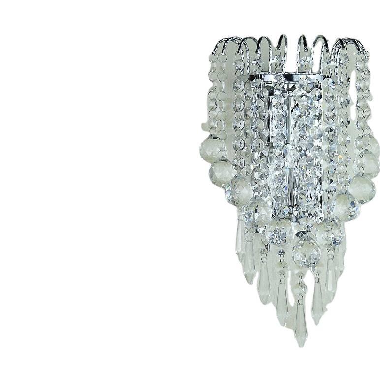 Double Head Modern Crystal Wall Lamp for Bedroom and Living Room