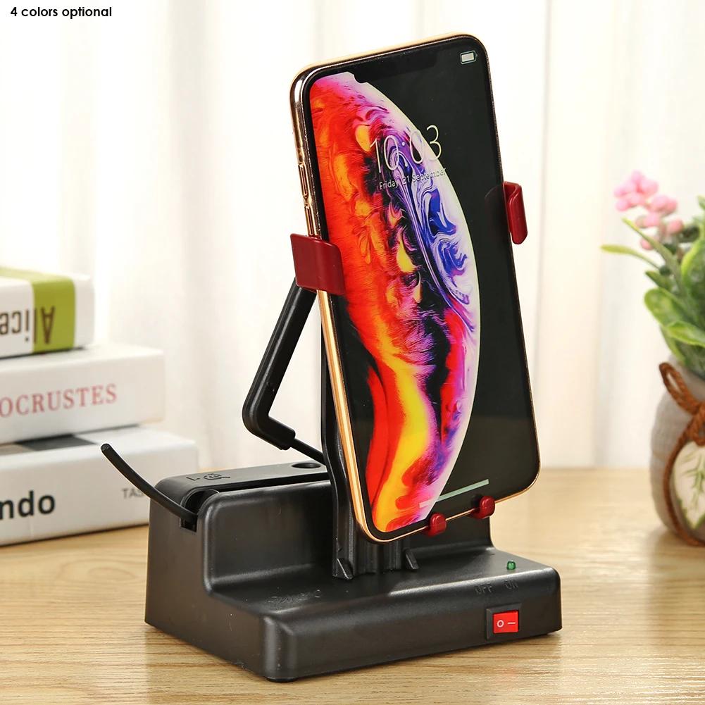 Houpátko na telefon Automatický pohyb třesení Kartáč na kroky Bezpečnostní viklátor s USB kabelem Automatické třesátko na telefon Denní sportovní cíle