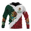 2025 Europe, America, Europe and America men's sweater Mexico logo boys sweater 3D printing autumn and winter hooded sweater