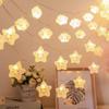 Creative Atmosphere Light Cloud Star Rainbow Night Light Garland Lamp  Hoilday