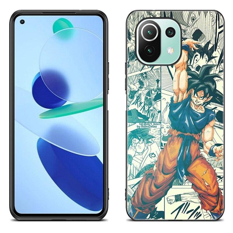 Anime Son Goku Ultra Instinct Phone Case For Xiaomi Mi POCO X3 NFC F3 GT M3 11i 11 Ultra 10T Pro A2 11 Lite Redmi K40 K20 7 7A