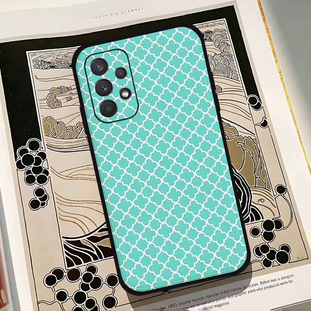 

Голубой чехол для телефона A-tiffanys для Samsung Galaxy S25 S24 S23 S22 S21 FE Plus Ultra A13 A20 A32 A70 Черный чехол A51