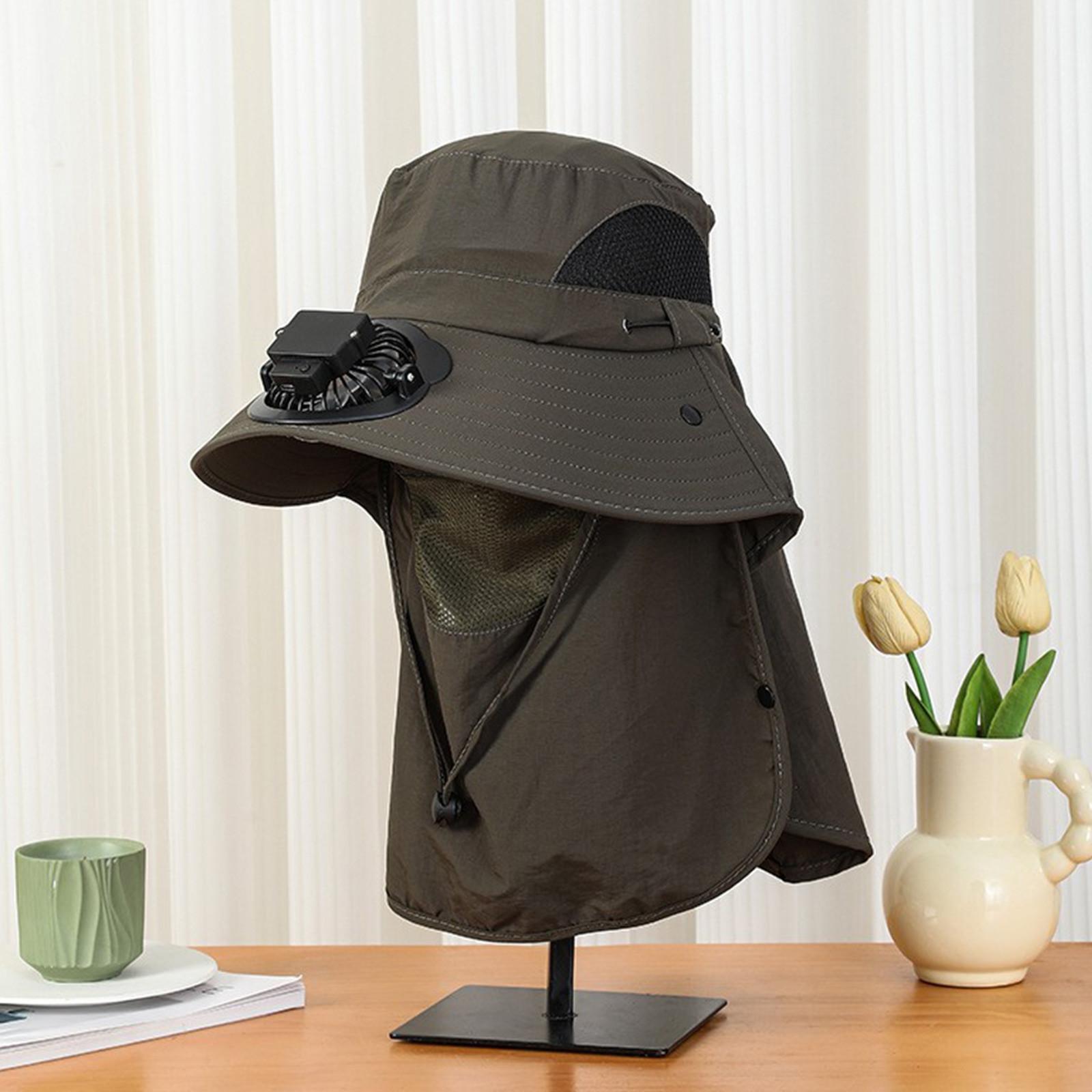 

Летняя шляпа с вентилятором, кепка с USB-зарядкой, мужская взрослая уличная солнцезащитная кепка, кепка с козырьком для сельской работы One Size