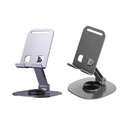 Suporte para Celular Ângulo de Rotação 360 Graus Suporte com Altura Ajustável para Telefone Tablet Suporte de Mesa Berço para Telefone