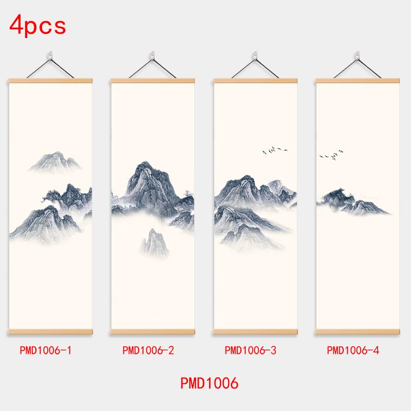 Traditionelle chinesische Landschaftsmalerei, klassische Kunst, Wandbild, Poster, Leinwand