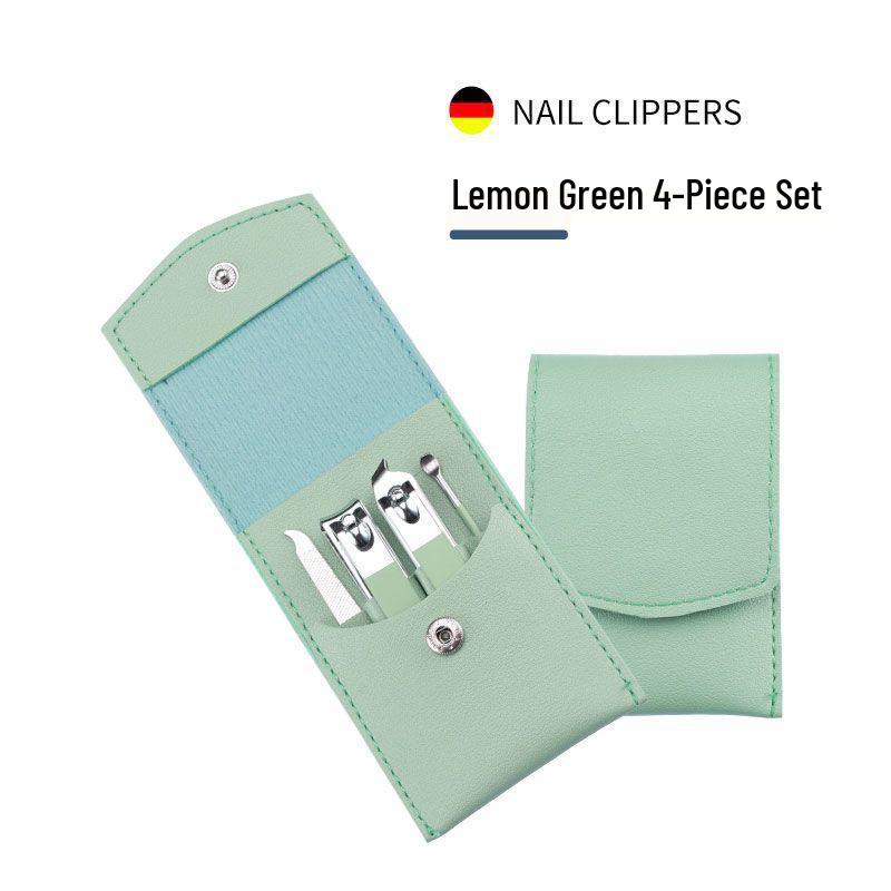 16-Piece Manicure Set: Nail Clippers, Pliers, Ear Pick, Cuticle Scissors, Pedicure Tools, Folding Bag.