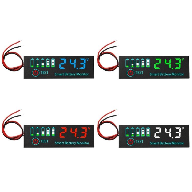 Efficient Battery Level Display Voltage Meter Suitable for Monitoring Power Supply Systems Engineers Repair Technicians