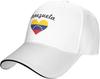 Venezuela Flag Heart Love Baseball Cap Low Profile Cotton Distressed Dad Hat for Men Women